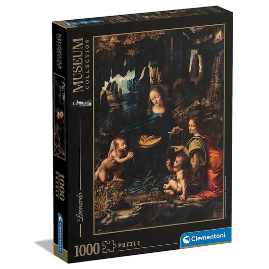 Clementoni Museum Collection 1000 Piece Puzzle - Leonardo, The Virgin of the Rocks