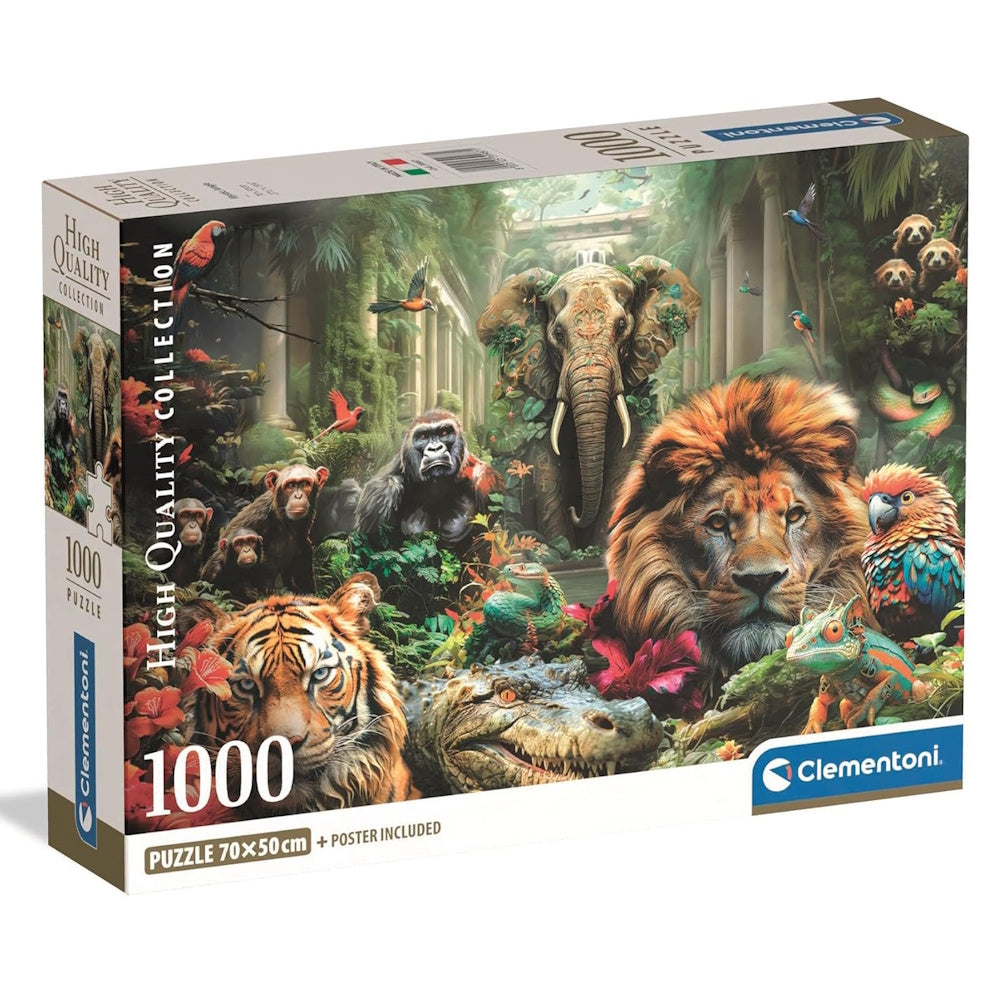 Clementoni 1000 Piece Jigsaw Puzzle - Mystic Jungle