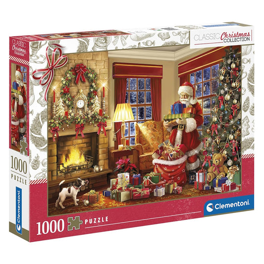 Clementoni 1000 Piece Puzzle - Santa's Visit