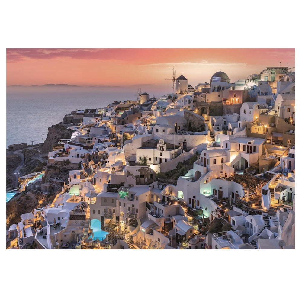 Clementoni 1000 Piece Jigsaw Puzzle - Shades of Santorini
