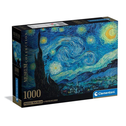 Clementoni Museum Collection 1000 Piece Puzzle - The Starry Night