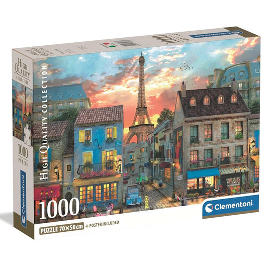 Clementoni 1000 Piece Jigsaw Puzzle - Streets of Paris
