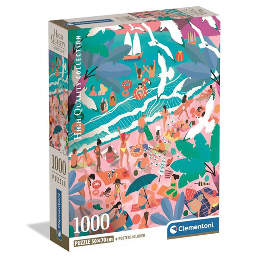 Clementoni 1000 Piece Puzzle - Sunday at the Beach