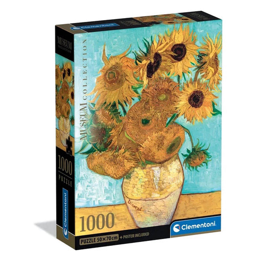 Clementoni Museum Collection 1000 Piece Puzzle - Van Gogh Sunflowers