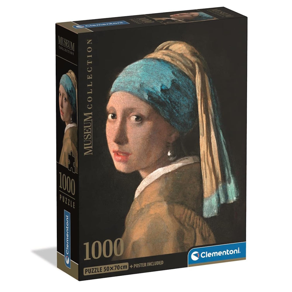 Clementoni Museum Collection 1000 Piece Puzzle - Vermeer, Girl with Pearl Earring