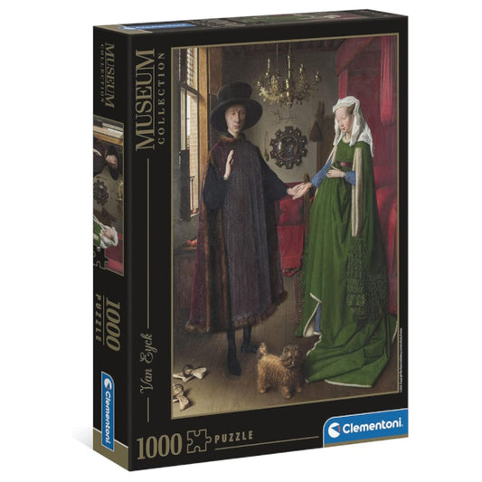 Clementoni Museum Collection 1000 Piece Puzzle - Arnolfini and Wife