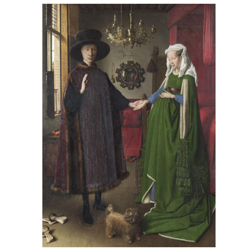 Clementoni Museum Collection 1000 Piece Puzzle - Arnolfini and Wife