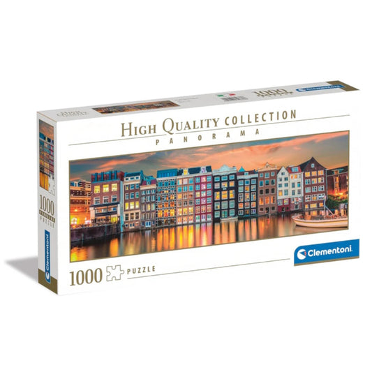 Clementoni 1000 Piece Jigsaw Puzzle - Bright Amsterdam, Panorama