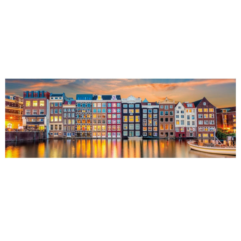 Clementoni 1000 Piece Jigsaw Puzzle - Bright Amsterdam, Panorama