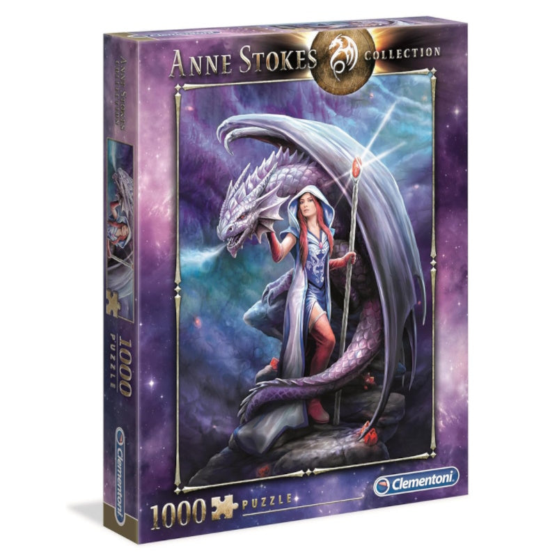 Clementoni 1000 Piece Jigsaw Puzzle - Anne Stokes - Dragon Mage