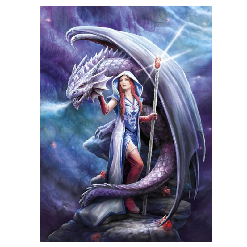 Clementoni 1000 Piece Jigsaw Puzzle - Anne Stokes - Dragon Mage