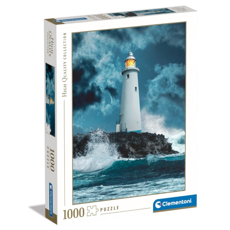 Clementoni 1000 Piece Jigsaw Puzzle - Lighthouse in the Storm