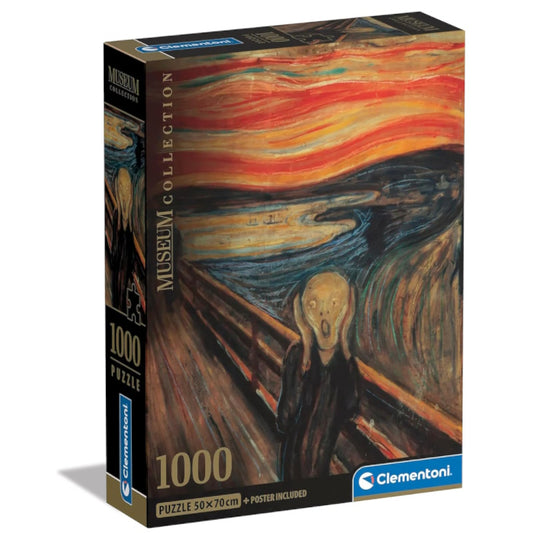 Clementoni Museum Collection 1000 Piece Puzzle - L'urlo Di Munch (The Scream)