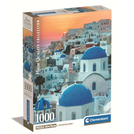 Clementoni 1000 Piece Jigsaw Puzzle - Santorini