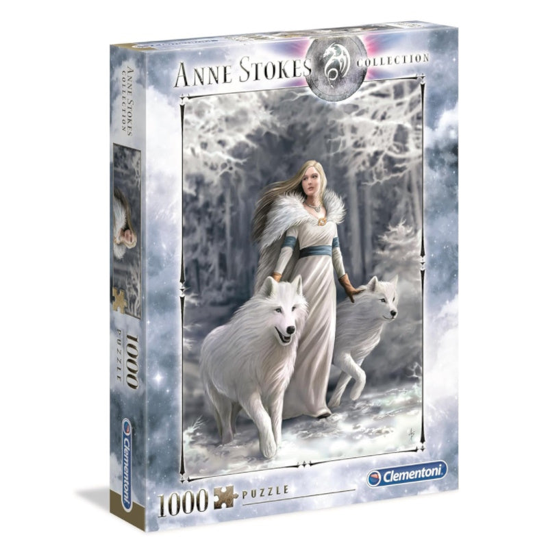 Clementoni 1000 Piece Jigsaw Puzzle - Anne Stokes - Winter Guardians