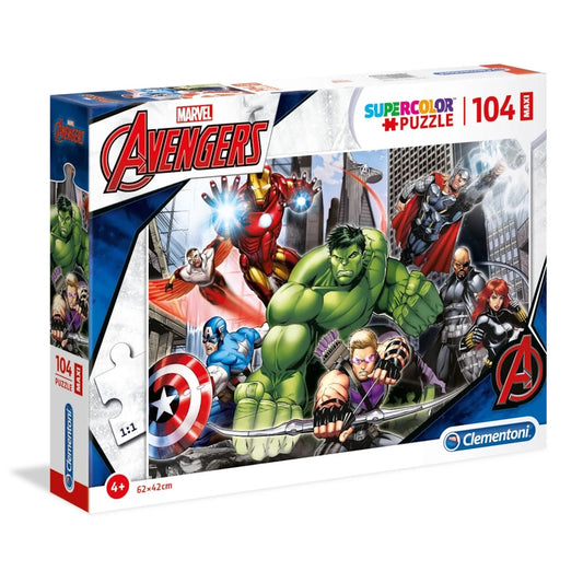 Clementoni Super Colour 104 Piece Puzzle - Marvel Avengers