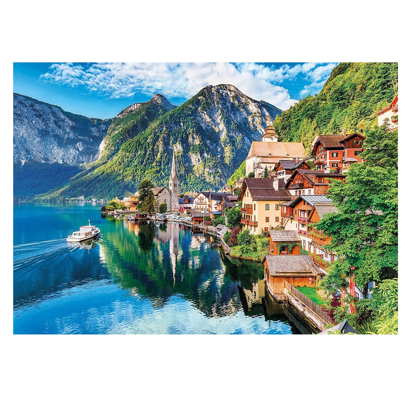 Clementoni 1500 Piece Jigsaw Puzzle - Halstatt – The Jigstore