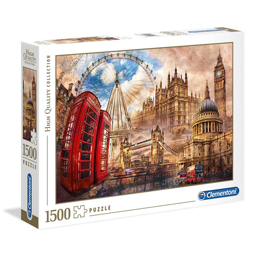 Clementoni 1500 Piece Jigsaw Puzzle - Vintage London