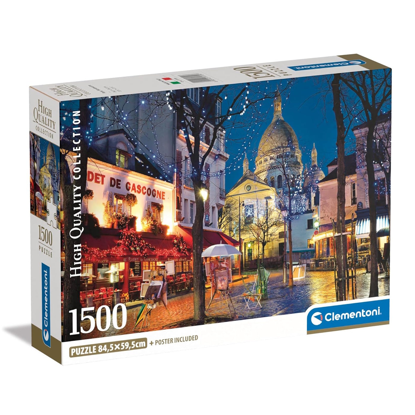 Clementoni 1500 Piece Jigsaw Puzzle - Paris Montmartre