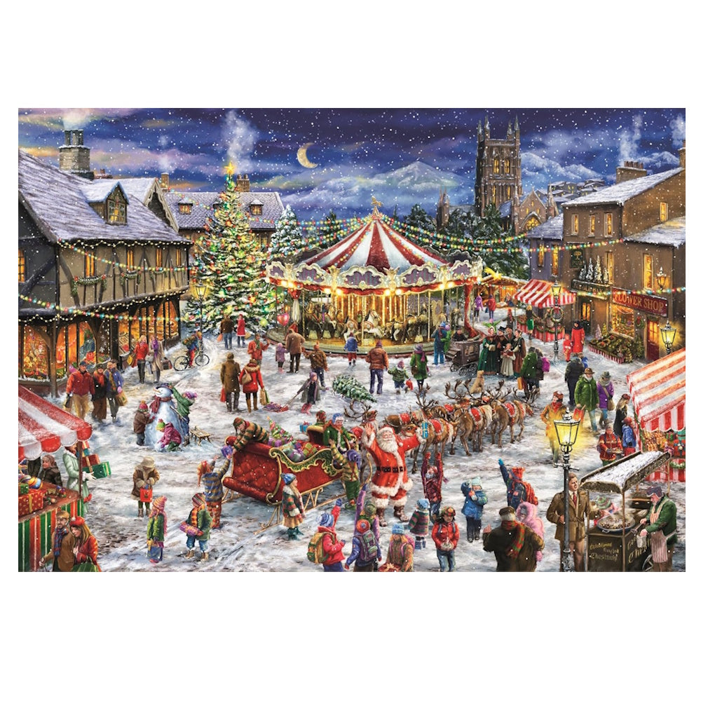 Clementoni 1500 Piece Jigsaw Puzzle - Christmas Fair