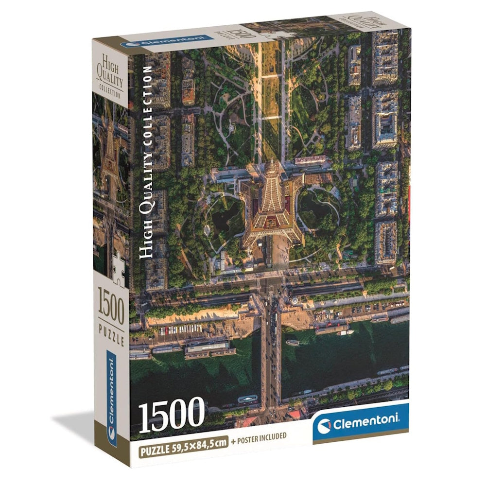 Clementoni 1500 Piece Jigsaw Puzzle - Flying Over Paris