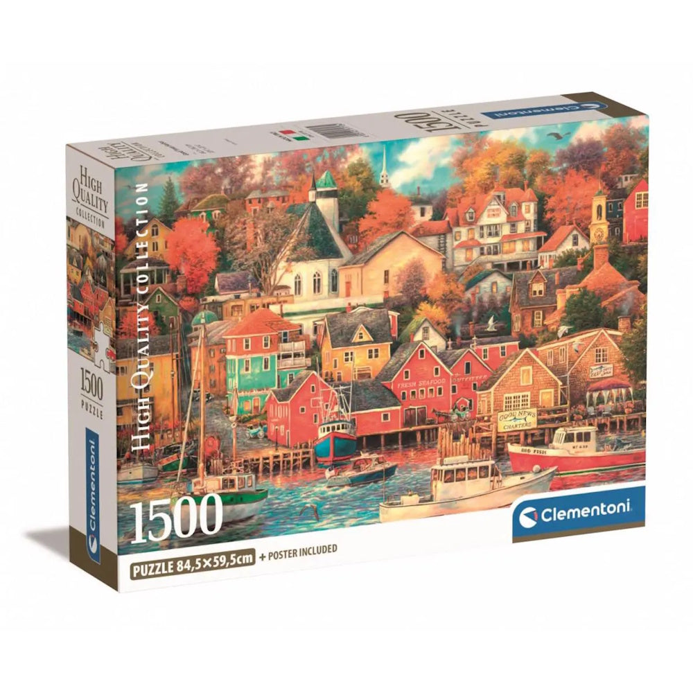 Clementoni 1500 Piece Jigsaw Puzzle - Good Time Harbour