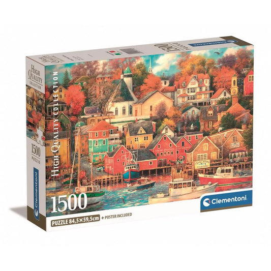 Clementoni 1500 Piece Jigsaw Puzzle - Good Time Harbour