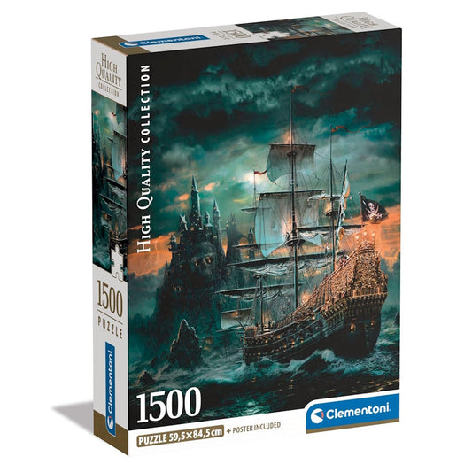 Clementoni 1500 Piece Jigsaw Puzzle - The Pirate Ship