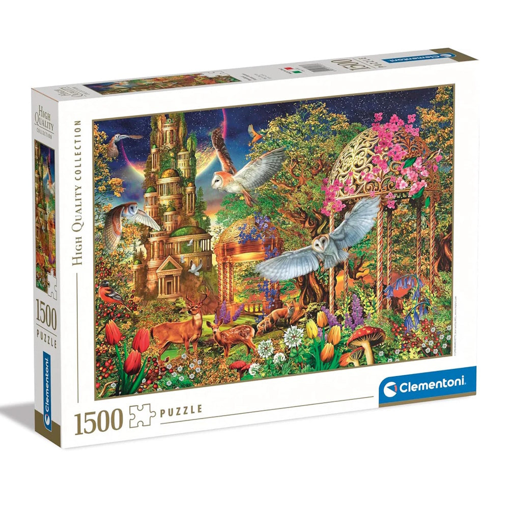 Clementoni 1500 Piece Jigsaw Puzzle - Woodland Fantasy Garden