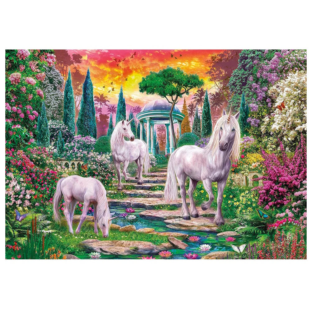 Clementoni 2000 Piece Jigsaw Puzzle - Classical Garden Unicorns