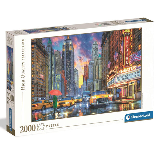 Clementoni 2000 Piece Jigsaw Puzzle - Rainy Manhattan