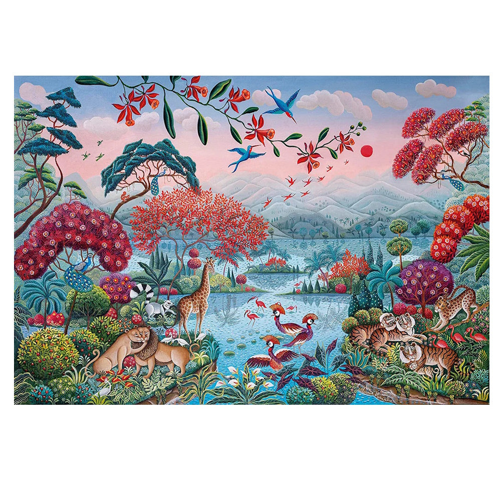 Clementoni 2000 Piece Jigsaw Puzzle - The Peaceful Jungle