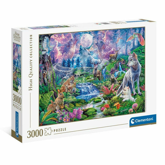 Clementoni 3000 Piece Jigsaw Puzzle - Moonlit Wild