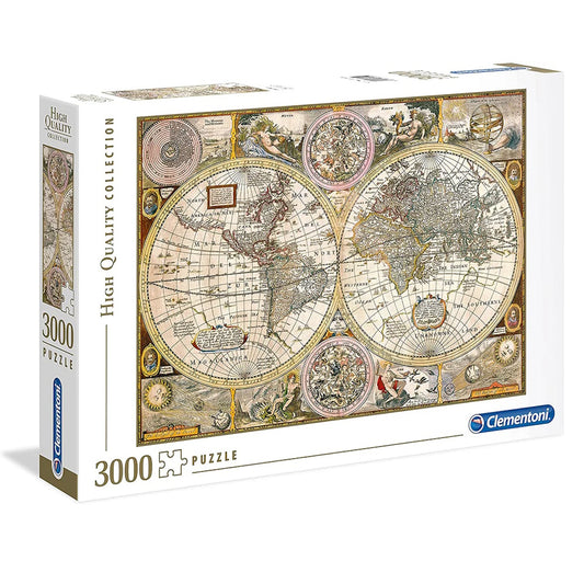 Clementoni 3000 Piece Jigsaw Puzzle - Old Map