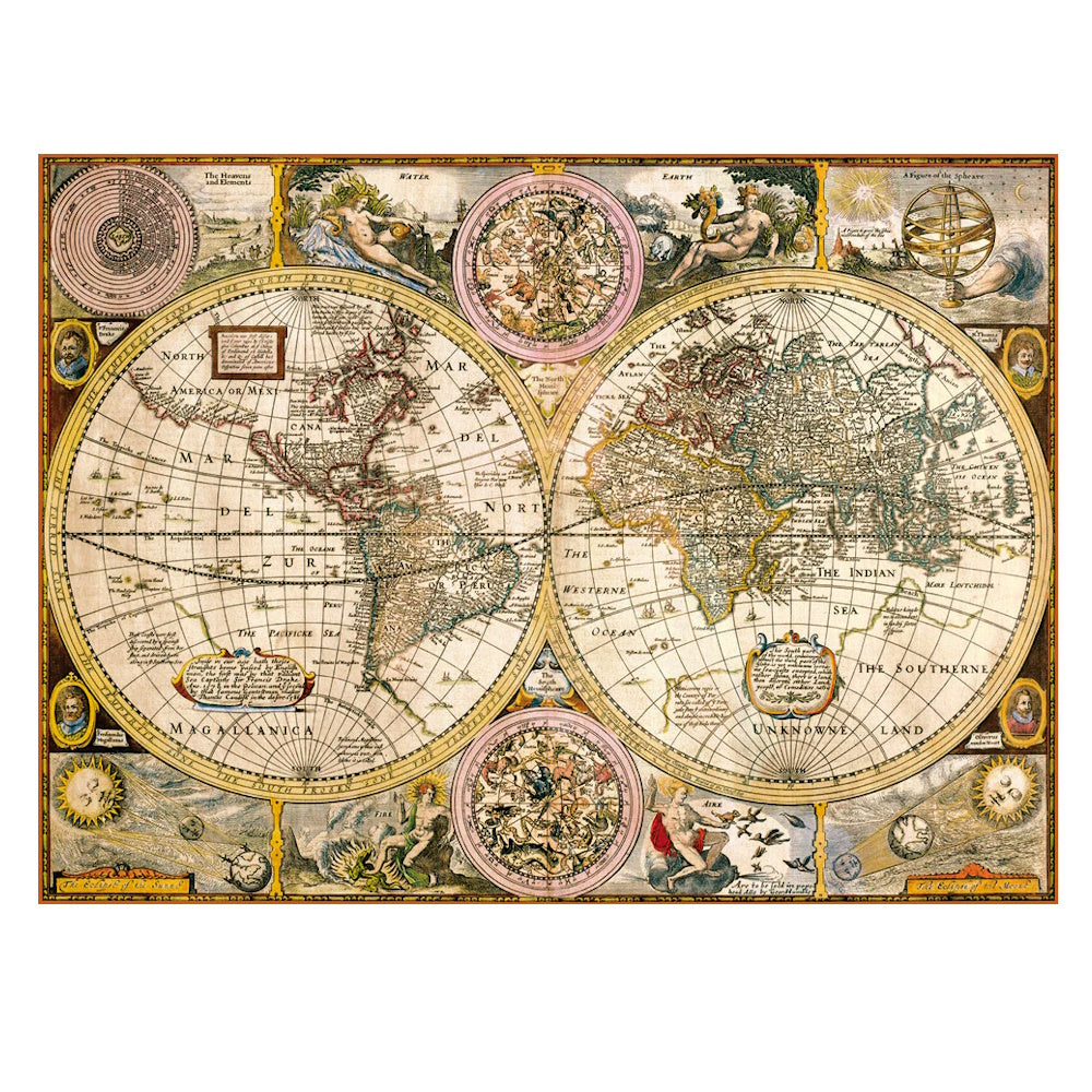 Clementoni 3000 Piece Jigsaw Puzzle - Old Map