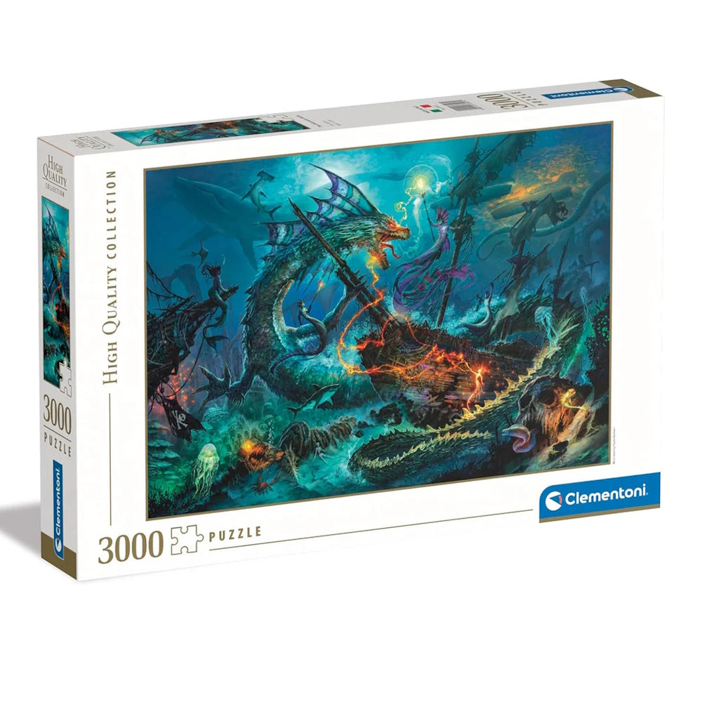 Clementoni 3000 Piece Jigsaw Puzzle - The Underwater Battle