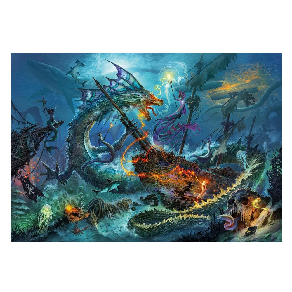 Clementoni 3000 Piece Jigsaw Puzzle - The Underwater Battle