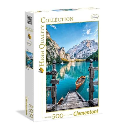 Clementoni 500 Piece Jigsaw Puzzle - Braies Lake