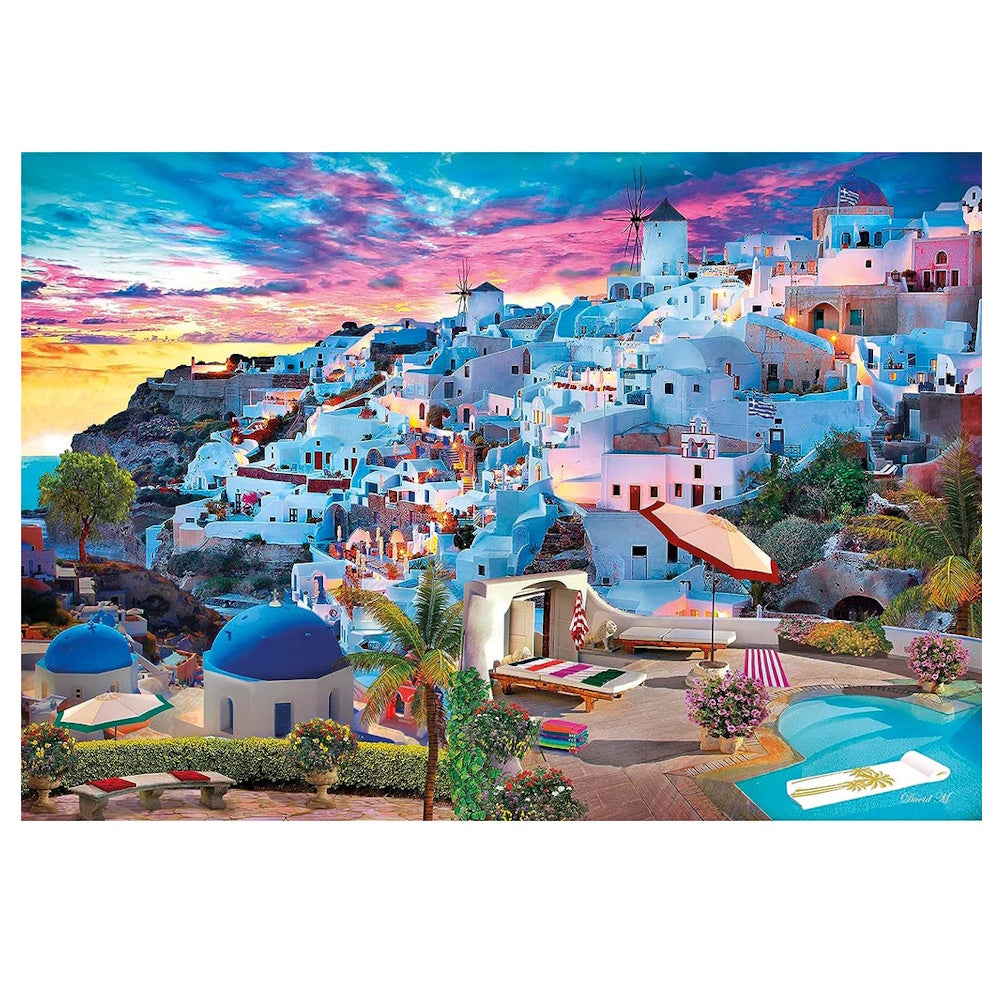 Clementoni 500 Piece Jigsaw Puzzle - Greece View
