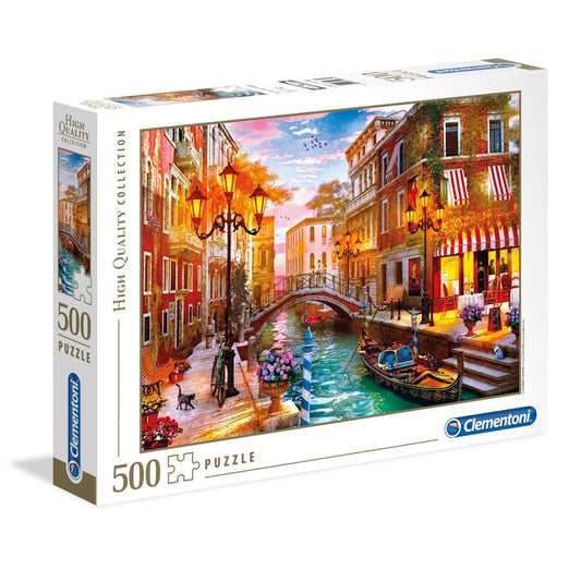 Clementoni 500 Piece Jigsaw Puzzle - Sunset Over Venice
