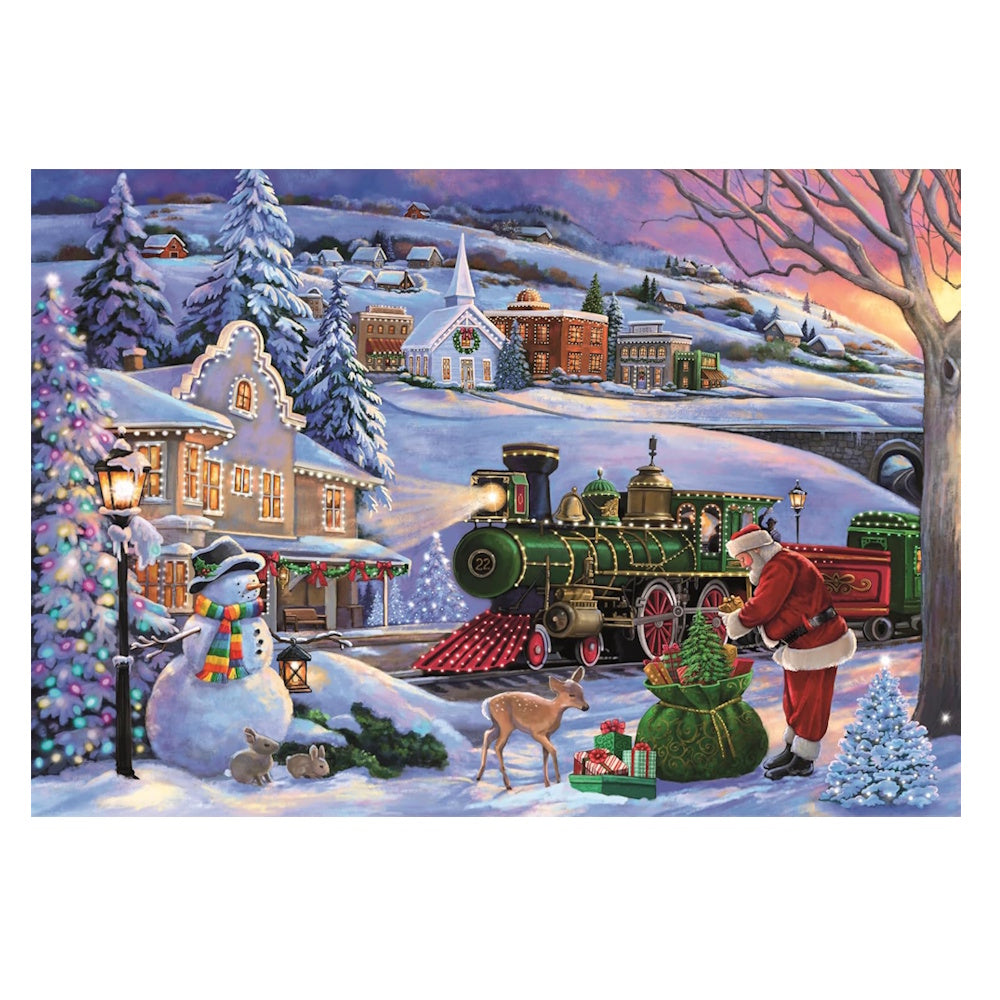 Clementoni 500 Piece Jigsaw Puzzle - Christmas Train