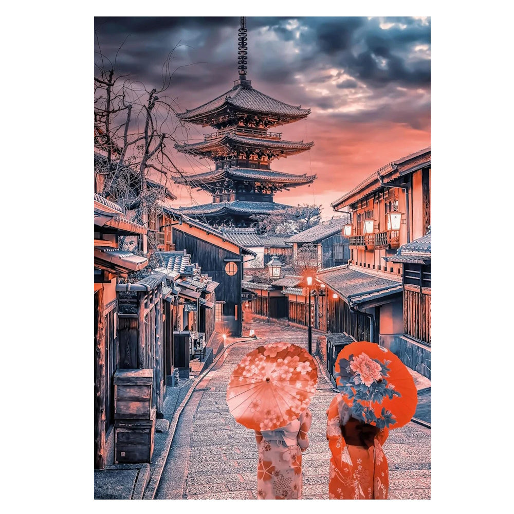 Clementoni 500 Piece Jigsaw Puzzle - Evening in Kyoto