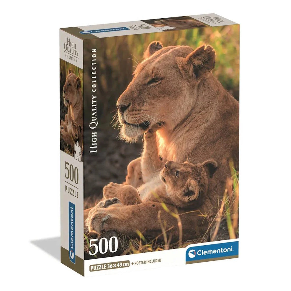 Clementoni 500 Piece Jigsaw Puzzle - Feline Love