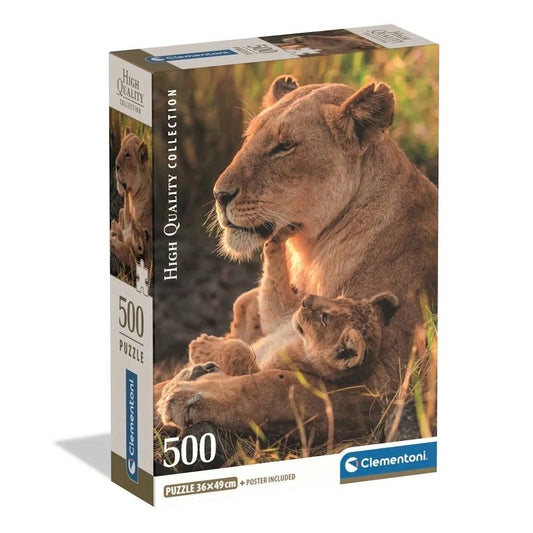 Clementoni 500 Piece Jigsaw Puzzle - Feline Love