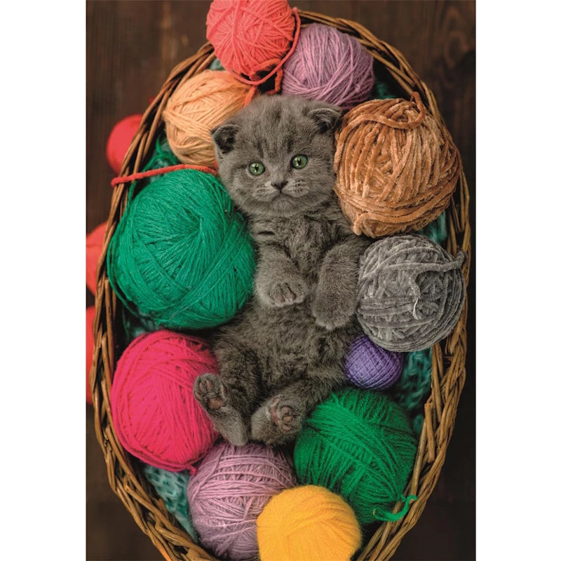 Clementoni 500 Piece Jigsaw Puzzle - Fluffy Kitten