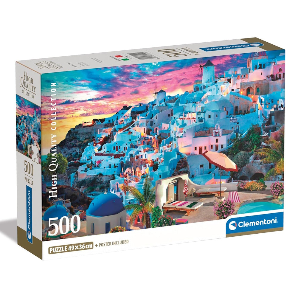 Clementoni 500 Piece Jigsaw Puzzle - Greece View