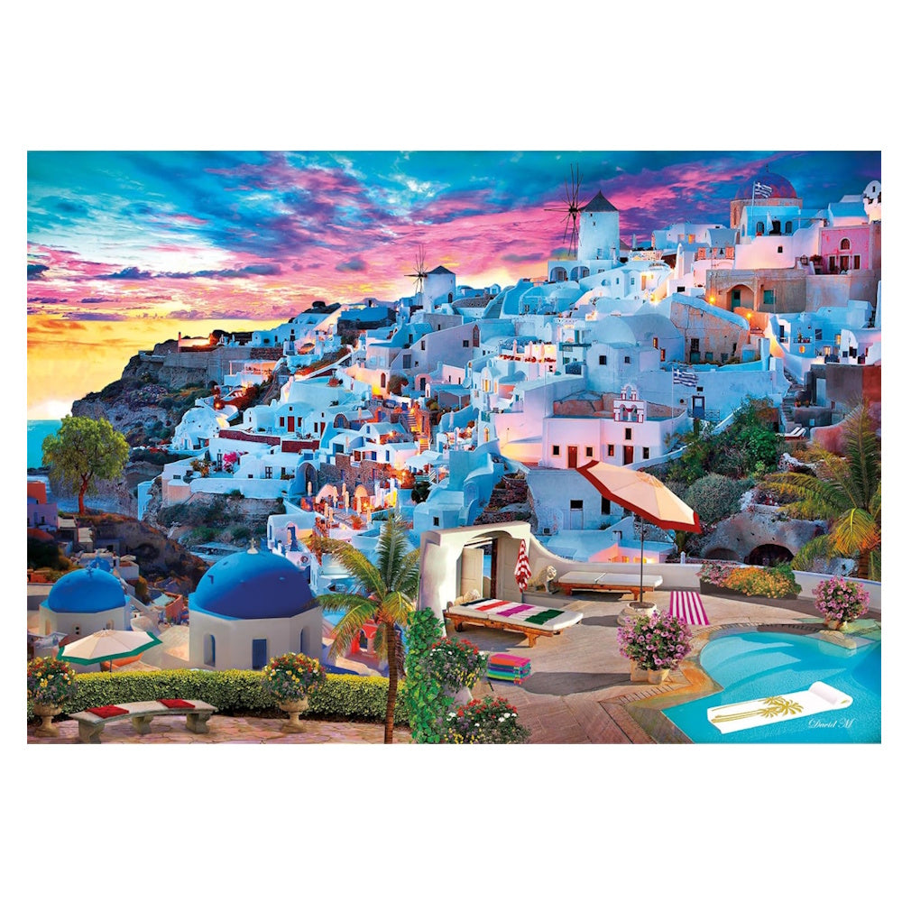 Clementoni 500 Piece Jigsaw Puzzle - Greece View