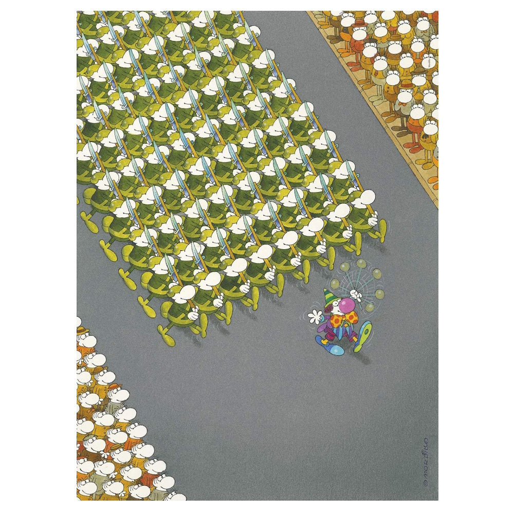Clementoni 500 Piece Jigsaw Puzzle - Mordillo The March