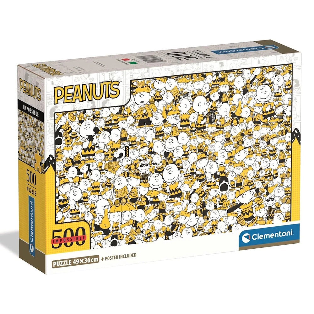 Clementoni 500 Piece Jigsaw Puzzle - Peanuts Impossible