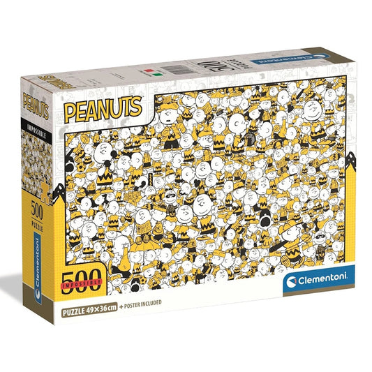 Clementoni 500 Piece Jigsaw Puzzle - Peanuts Impossible